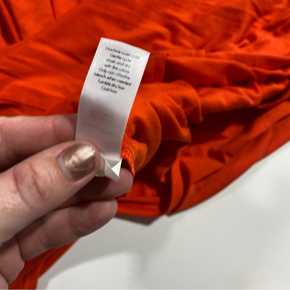 Athleta Santorini Torch Red UPF Sustainable Material Maxi Sleeveless Dress S - Picture 10 of 14